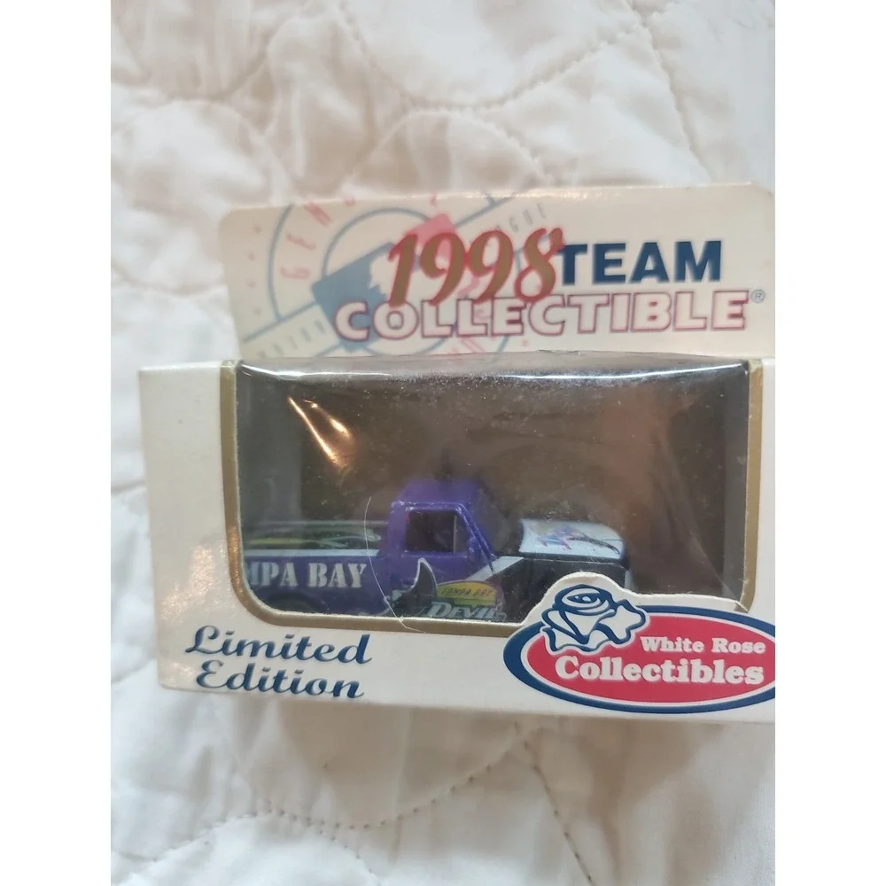 White Rose Collectible 1998 MLB Tampa Bay Devil Rays Pickup Truck LimitedEdition
